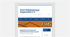Desktop Screenshot of fwg-sippersfeld.de